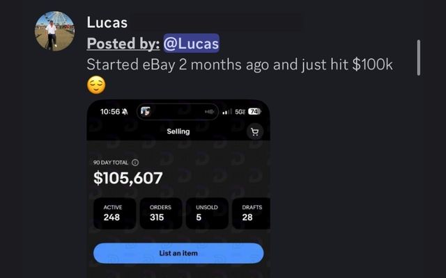 Divine member hit $100K two months after starting